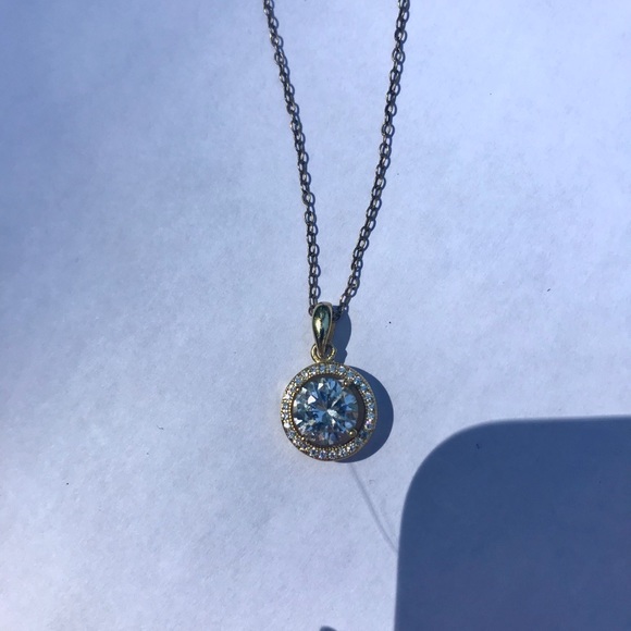 Giana Bernini Cubic Zirconia 18K Gold Necklace - Picture 3 of 7